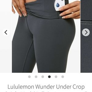 Lululemon Wunder Under Crop High Rise 21"